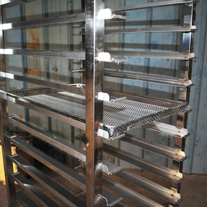 ที่กำหนดเอง12 16 20 32ชั้นรถเข็นสแตนเลสที่มีล้อสูทสำหรับ60*40เซนติเมตรถาดสามารถแห้งและแช่แข็ง - Product Image 4