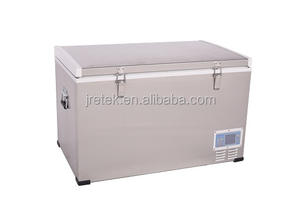 Refrigerador de 2 Puertas con Congelador Superior, Sin Escarcha, 25L Refrigerador, 20L Congelador, Diseño Portátil para Uso en Hoteles, Opciones de Alimentación Múltiple - Product Image 2