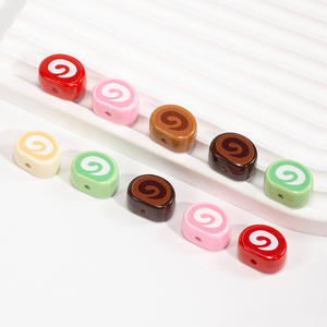 Cuisson Gâteau Dessert Rouleau <span class=keywords><strong>Suisse</strong></span> Perles Alimentaires pour DIY Stylo Porte-clés Sac Charmes - Product Image 6