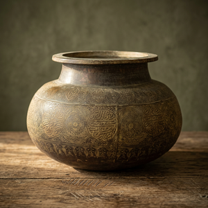 Pots à plantes indiens multicolores faits à la main en cuivre antique, résistants à la rouille, décoration moderne pour la maison et le jardin - Product Image 3