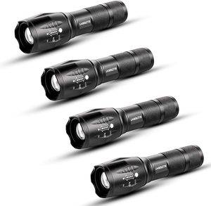 Linterna Táctica <span class=keywords><strong>LED</strong></span> <span class=keywords><strong>T6</strong></span> en Oferta, <span class=keywords><strong>1000LM</strong></span> de Alta Luminosidad con Zoom, Linterna <span class=keywords><strong>Impermeable</strong></span> <span class=keywords><strong>para</strong></span> Camping, Senderismo y Emergencias - Product Image 1