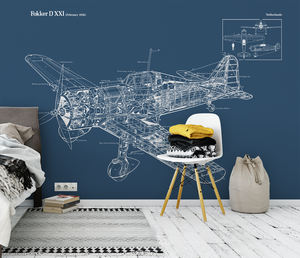 Mural de Arte de <span class=keywords><strong>Ferrari</strong></span>, Papel Tapiz de Coche Dinámico con Líneas de Velocidad Monocromáticas para Sala de Juegos y Cuarto de Hombre Moderno - Product Image 5