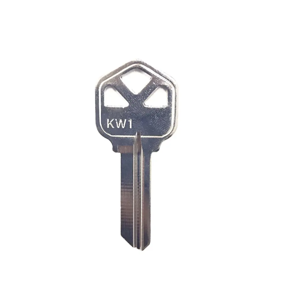 KW1 nikel anahtar boş ev boş tuşları ile OEM Logo özelleştirme dağıtım fabrika fiyat boşlukları