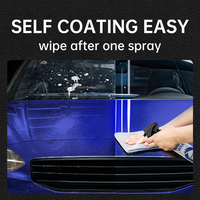 Cire en spray Glodway pour voiture, cire pour brillance et protection, utilisation humide ou sèche pour voitures, camions, peinture, jantes, plastique, garnitures en caoutchouc, chrome