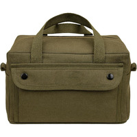 Sac de sport de style toile cirée avec logo personnalisé Sacs de week-end résistants à l'eau Double fermeture à glissière Sac à main à usage intensif Vert