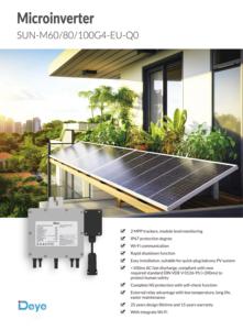 อินเวอร์เตอร์ไมโครโซลาร์ Deye SUN-M60/80/100G4-EU-Q0 ขนาด 600w 800w 1000w เฟสเดียว พร้อม wifi มาตรฐาน IP67 - Product Image 5