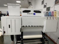 Machine d'impression ddt, 60cm de largeur, I3200, 2 têtes, avec banderole, poudre de fusion chaude pour traceur dtf