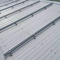 Rails de montage de panneaux solaires Rails de montage de panneaux solaires sur toit Rails solaires en aluminium