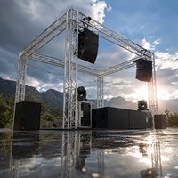 Kit de système de charpente modulaire carrée en alliage d'aluminium réglable, capacité de charge de 200 kg, certifié CE TUV, installation rapide, stand d'exposition