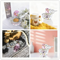 Vente directe d'usine HBL Ornements d'animaux en verre de cristal de haute qualité Cadeaux d'affaires