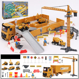 <span class=keywords><strong>Juguete</strong></span> <span class=keywords><strong>de</strong></span> Plástico ABS HS TOY, Modelo <span class=keywords><strong>de</strong></span> Camión Contenedor Ferroviario <span class=keywords><strong>de</strong></span> Ingeniería a Escala 1:5, Juego <span class=keywords><strong>de</strong></span> Vehículos <span class=keywords><strong>de</strong></span> Construcción <span class=keywords><strong>de</strong></span> Vapor para Armar, <span class=keywords><strong>Juguete</strong></span> <span class=keywords><strong>de</strong></span> Elevación <span class=keywords><strong>de</strong></span> <span class=keywords><strong>Pasajeros</strong></span> - Product Image 3