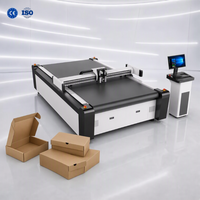 Machine de découpe à plat CNC à couteau oscillant pour carton, carton ondulé, boîte en carton, papier, avec prix d'usine