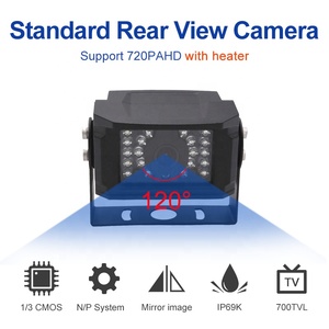 OEM thiết kế mới phía trước phía sau xem máy ảnh với ip69k không thấm nước IR ánh sáng sưởi ấm cho xe tải xe buýt nhiệm vụ nặng nề xe - Product Image 5