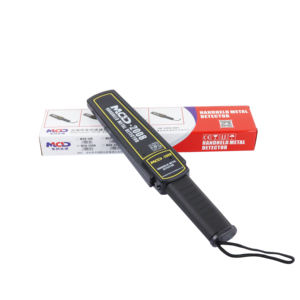 Detektor logam genggam lampu <span class=keywords><strong>LED</strong></span> menyala dalam gelap Alarm suara/cahaya sensitivitas 6CM untuk pemindai tubuh keselamatan tongkat keamanan kereta bawah tanah - Product Image 5