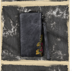 Long <b>Wallet</b> Purse for Women <b>Girls</b> Genuine Cow Leather Fashion Clutch Bags Handbag Multifunction - Product Image 2