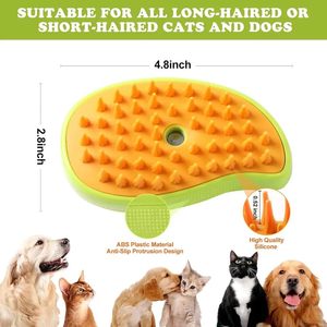 Herramienta de Aseo para Perros y Gatos, Plegable, Recargable, Portátil, de Silicona, con Vapor Seguro para Eliminar el Pelo Muerto - Product Image 3