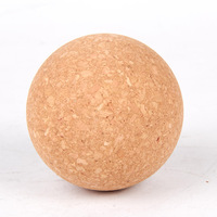 Pelota de Yoga de Corcho para Pilates y Liberación Miofascial, Pelota de Masaje Ecológica para Atletas, Fisioterapia y Ejercicio en Casa