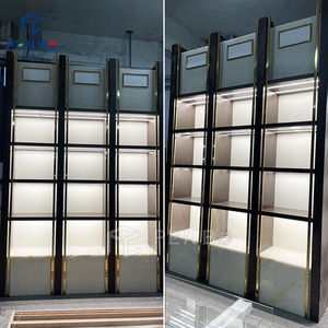 インテリアデザインキャビネットモダンな商業服ディスプレイカウンターケースライト付き - Product Image 1