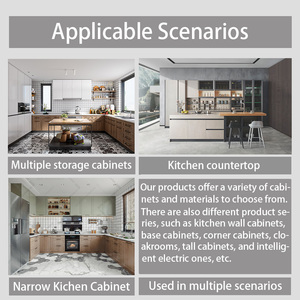 Tunosen moderno armadio da <span class=keywords><strong>cucina</strong></span> dell'hotel cestello di sollevamento in acciaio inox 304Ss scolapiatti 2 ripiani Multi-funzione ascensore 3 anni - Product Image 5