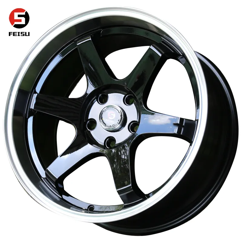 17 Inch Mags Car Alloy Wheel Fashion Rims 4 Hole 5 Hole Hot Sale ISO Standard Deep Lip Passenger car wheel Manufacturer Design