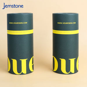 Emballage en tube kraft pour thé aux herbes et café, design personnalisé, écologique, tube en carton pour vêtements, boîte en tube de papier - Product Image 2