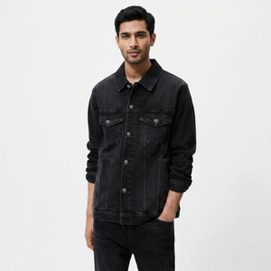 Customizable 100% Cotton <b>Denim</b> <b>Men's</b> <b>Jackets</b> Quick Dry Breathable <b>Jacket</b> For <b>Man</b> Unique Design Available <b>Denim</b> <b>Man</b> <b>Jackets</b> - Product Image 1