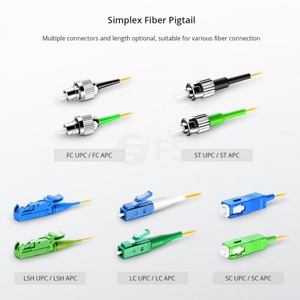 Cordon de raccordement optique Garter Aqua Turquoise FTTH FTTB FTTX G652D <span class=keywords><strong>SC</strong></span>/<span class=keywords><strong>APC</strong></span> Pigtail Jaune Toutes Longueurs pour Réseaux Wi-Fi/3G/4G - Product Image 6