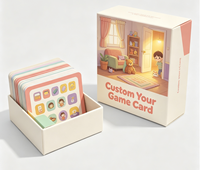 Cartes de jeu de société personnalisées OEM avec boîte à tiroir et livre d'instructions pour divertissement de table