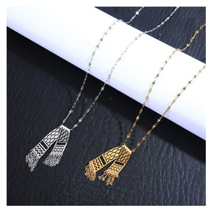 สร้อยคอจี้แฟชั่นสำหรับผู้หญิงทำจากสแตนเลส316L ขนาด14K 18K - Product Image 1