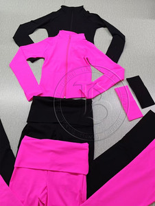 2026 Y2k Women Custom LOGO Workout <strong>Set</strong> Jacket Gym Sport Tracksuits Fitness Full Zip Jacket Yoga Leggings <strong>3</strong> Piece Active Wear <strong>Set</strong> - Product Image 4