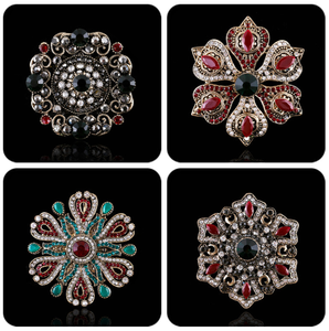 Nuevos broches <span class=keywords><strong>de</strong></span> cristal <span class=keywords><strong>de</strong></span> lujo Vintage, ramillete <span class=keywords><strong>de</strong></span> moda para mujer, bufanda <span class=keywords><strong>de</strong></span> banquete, Pin, accesorios <span class=keywords><strong>de</strong></span> <span class=keywords><strong>ropa</strong></span>, regalo <span class=keywords><strong>de</strong></span> joyería - Product Image 2