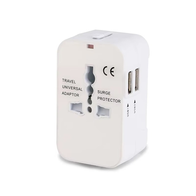 Universal Travel Adapter USB Type C Fast Charging Portable Charger Global Plug Converter for iPhone Compatible Mobile Phone