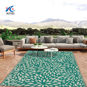 <span class=keywords><strong>Tapis</strong></span> tressé réversible floristique <span class=keywords><strong>XXL</strong></span> grand <span class=keywords><strong>tapis</strong></span> de caravane extérieur en polypropylène - Product Image 4