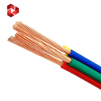 Hochwertiges Flexibles Kupferkabel PVC-Isoliert 1,5mm 2,5mm 6mm 20mm für Haus Bau Industrie Marine CE RoHS