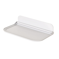 Moderne Stijl Single Layer Badkamer Douche Vouwen Plastic Wall Mounted Opslag Plank