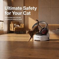 Litière automatique pour chat Neakasa M9, 96L, design ouvert avec nettoyage par rotation inclinée, pour les maisons multi-chats et les soins quotidiens des animaux