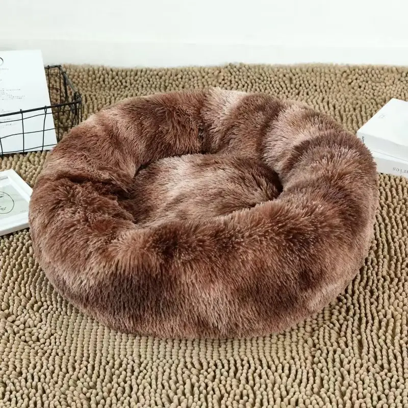 Cuccia per cani in peluche personalizzata comoda cuccia per gatti lavabile morbida per cani da compagnia per tondo caldo