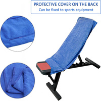 Serviette de sport personnalisée avec poche zippée Serviette de sport de luxe en microfibre à séchage rapide avec marque privée