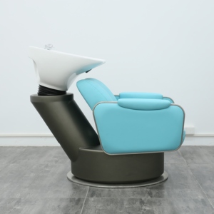 Sillón de Lavado de Cabello Reclinable de Lujo 2026 con Marco Dorado, Silla Hidráulica para Salón de Belleza Profesional y Spa - Product Image 4