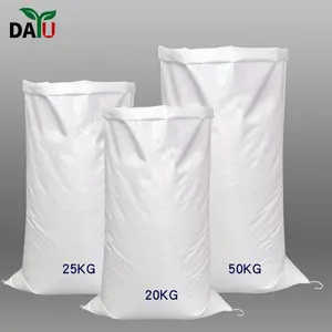 Bolsa de embalaje de polipropileno tejido PP 100kg 50kg 25 kg saco vacío para arroz patata arena agricultura