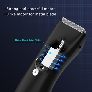 Meilleure tondeuse de toilettage professionnelle sans fil pour hommes, étanche IPX7, lames en céramique en acier inoxydable, autonomie de 50 minutes, <span class=keywords><strong>disque</strong></span> rotatif - Product Image 4