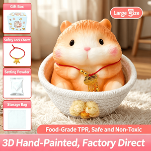 Juguetes Blandos de Animales Kawaii (Zorro, Gatito, Lechoncito) de Silicona de Rebote Lento para Aliviar el Estrés, Caja <span class=keywords><strong>Sorpresa</strong></span> Divertida y Suave para Venta Minorista en Supermercados - Product Image 3