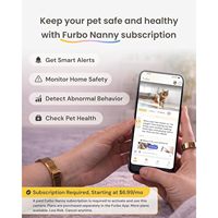 Kamera Kucing Furbo 1080p Full HD 2MP Sensor CMOS Keamanan Dalam Ruangan Dengan Fungsi Perekaman dan Fitur Lempar Camilan Berputar