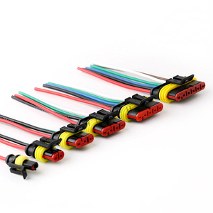 Connecteur automobile étanche AMP à âme en cuivre, faisceau de câblage mâle-femelle - Product Image 6