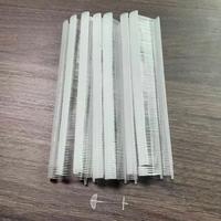 Épingles à coudre ultra fines en plastique blanc tressé demi-lune PP fin de 15 mm à 75 mm, directement de l'usine Jinru