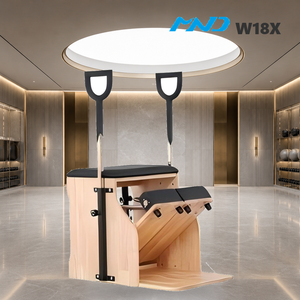 Sedia per Pilates in Legno di Gomma Moderna MND, Attrezzatura per Allenamento di Core e Flessibilità per Hotel e Spa a Lione - Product Image 1