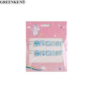 Corto cuadrado redondo niños 3-12 años dibujos animados punto diamante diseño <span class=keywords><strong>uñas</strong></span> arte pegatinas caja personalizada embalaje Prensa en <span class=keywords><strong>uñas</strong></span> pegatinas - Product Image 6