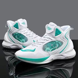 Nouvelles baskets de basketball pour hommes 2025 – Chaussures de sport confortables en cuir pour l'extérieur, idéales pour l'entraînement des adolescents et des hommes - Product Image 3