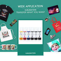 Nouvelles Encres de Sublimation Haut de Gamme CMJN PB GY T552 552 à Transfert Thermique pour Epson EcoTank ET 8550 8500