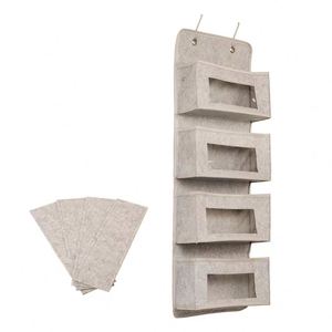 กระเป๋าจัดระเบียบแบบแขวนประตูมีของจำนวนมาก - Product Image 5